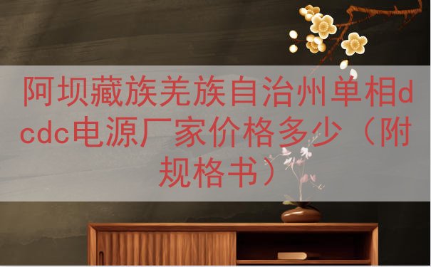 阿坝藏族羌族自治州单相dcdc电源厂家价格多少（附规格书）
