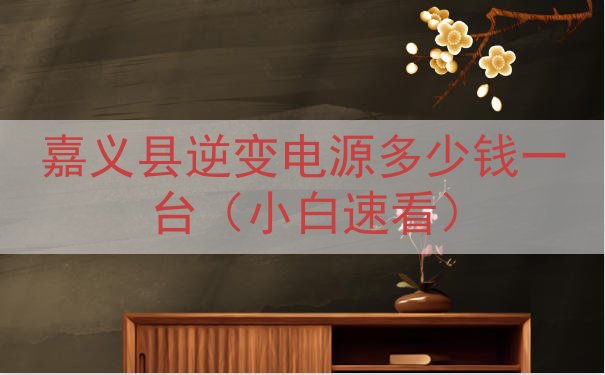 嘉义县逆变电源多少钱一台（小白速看）
